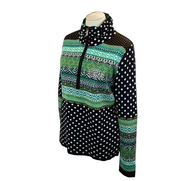 Icelandic Design Womens Large Patterned Wool Acrylic Blend Pullover Sweater - Picture 6 of 11